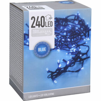 LED verlichting - 240 LED - 18 meter - blauw