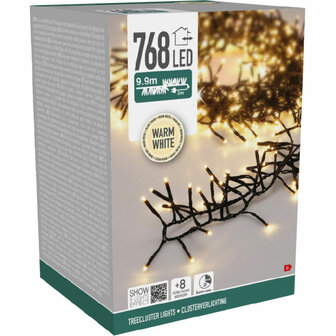 Treecluster Kerstboomverlichting - 768led - warm wit