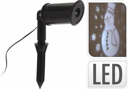 Led Projector - Sneeuwpop