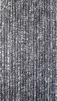 Vliegengordijn - Kattenstaart - 90x200cm - zwart/wit