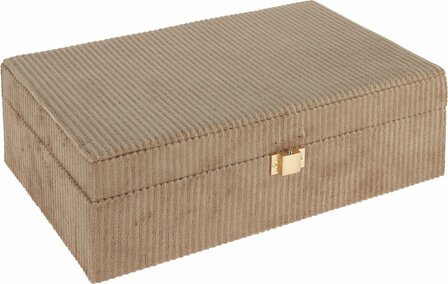 Juwelenbox Ribfluweel