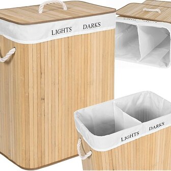 Ceruzo Wasmand met 2 Vakken - Wassorteerder