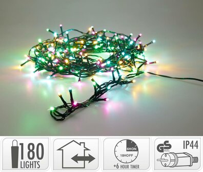 LED Verlichting 180 LED - 13.5 Meter - Kerst - Festival 