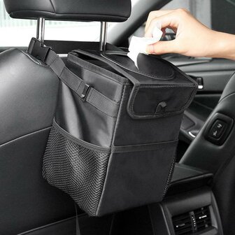 Ceruzo Auto Afvalbakje - Waterdicht - 6 Liter 