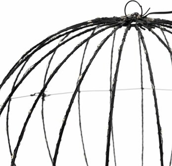 Lichtbol 320 led - Metaal - 50 cm - Kerstverlichting - met Timer - extra warm wit