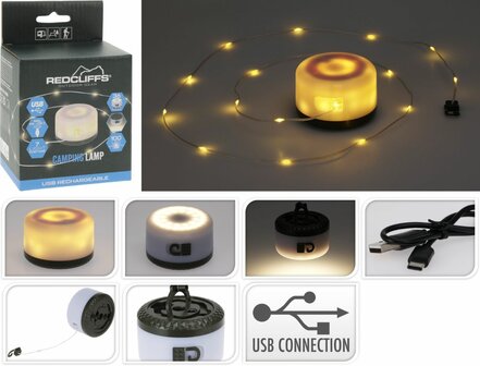 Campinglamp - USB Oplaadbaar