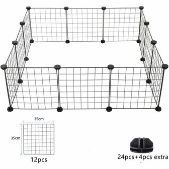 Ceruzo Dierenren voor Kleine Huisdieren - Moduleerbaar - 105x105cm