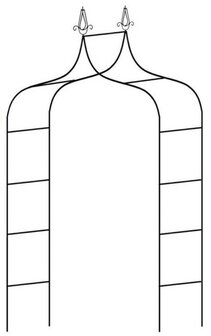 Ceruzo Rozenboog DeLuxe 140 x 255 cm