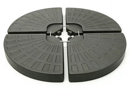 Ceruzo Parasoltegels - Vulbaar tot 66 kg - 4 Tegels - voor Kruisvoet