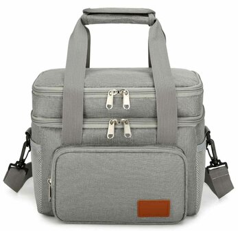 Ceruzo Ge&iuml;soleerde Koeltas - Lunchtas 14 Liter - Grijs