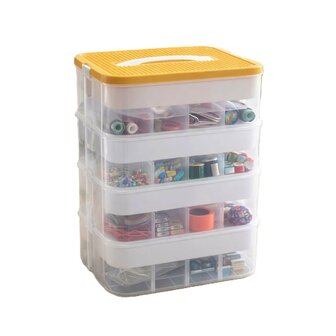 Ceruzo Opbergbox - Stapelbaar - 4 Lagen 