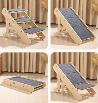 Ceruzo Hondentrap - Loopplank - Verstelbaar in Hoogte