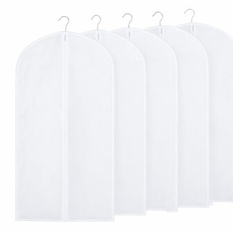  Ceruzo Kledinghoezen 5x - Transparant - 60x140cm