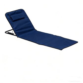 Ceruzo Strandmat - 2 Stuks - Donkerblauw - 145x47x40 cm