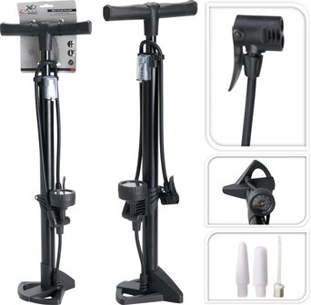 Fietspomp Staand met Manometer