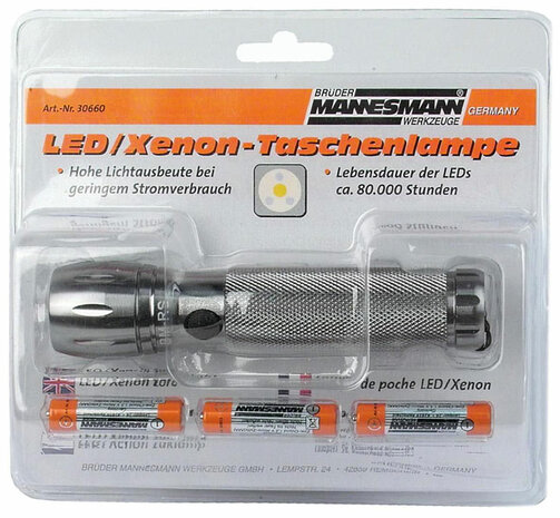 Brüder Mannesmann  LED / Xenon zaklamp