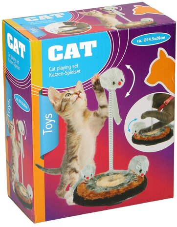 Speelset voor katten 26cm