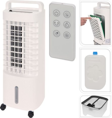 Mobiele Aircooler - met afstandsbediening