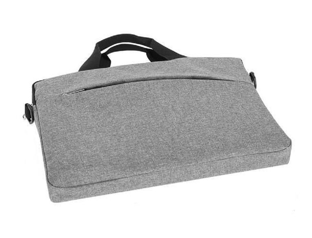 Moderne - Laptoptas - Laptop - Sleeve - Laptophoes - Laptop case - Handtas -Aktetas - Grijs - Wit - Zwart