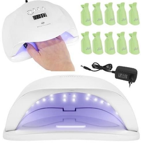 Nageldroger - Gelnageldroger - UV Lamp - 48Watt - 36 Leds - Uv Lamp - Met gratis 10 Clips