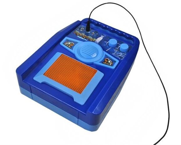 Elektrische - gitaar - Met versterker - Microfoon en standaard - Blauw- Set voor Jongens- Werkt op batterijen - Speelgoed - Karaoke set - Met gitaar