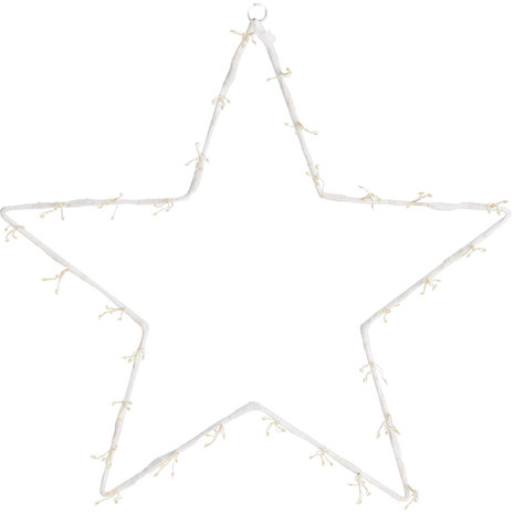 Kerstster met 120LED's - 40cm - warm wit