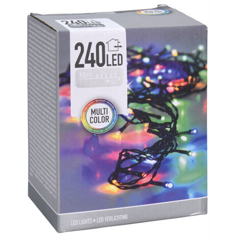 LED-verlichting - 240 LED - 18 meter - multicolor