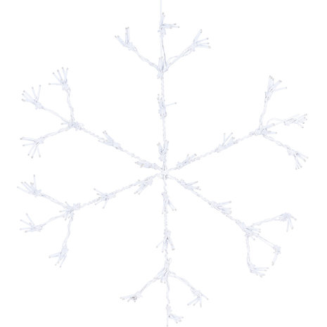 Sneeuwvlok 216LED - 60cm - Warm Wit