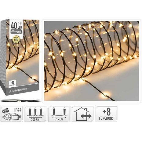 Soft Led - 40 LED - extra warm wit