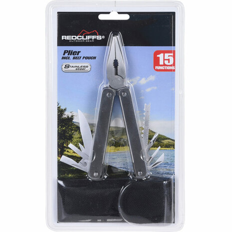 Redcliffs Multitool met 15 functies