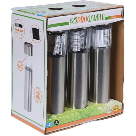 Solar Prikspots - Padverlichting - set van 6 stuks