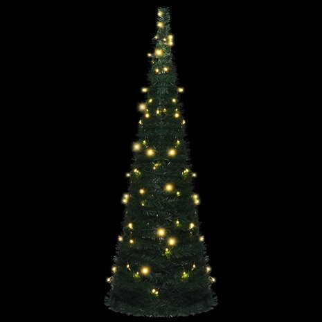 Kunstkerstboom - Kerstboom - Inclusief LED lampjes - pop-up  - 180 cm