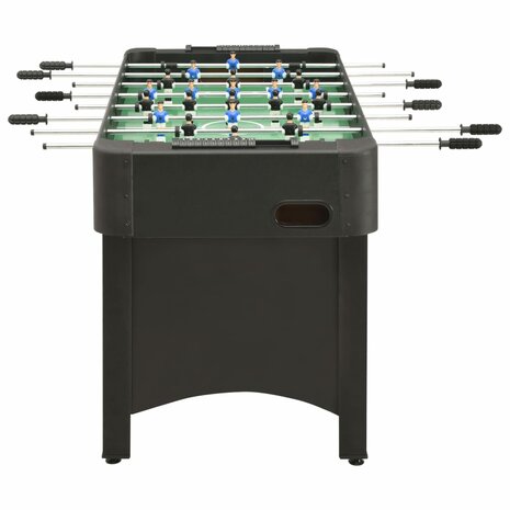 Voetbaltafel - Voetbalspel - Tafelvoetbal  118x95x79 cm zwart