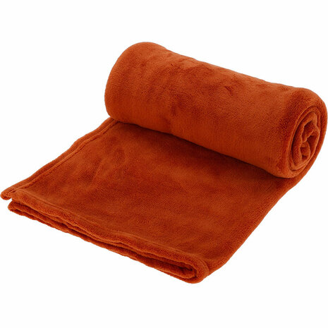 Fleece Deken - 125x150 - Terra Cotta