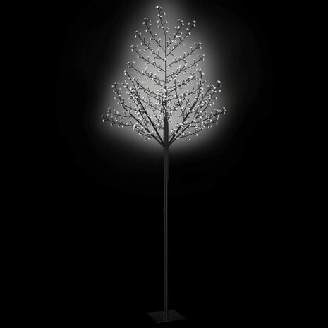 Kerstboom - Kunstkerstboom - Verlicht - 600LED's - Koud wit licht - kersenbloesem  - 300cm