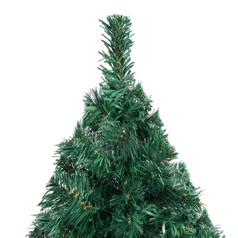 Kunstkerstboom met dikke takken 120 cm PVC groen