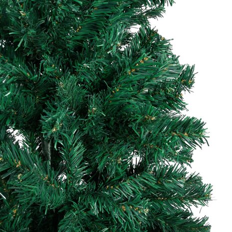 Kunstkerstboom met dikke takken 120 cm PVC groen