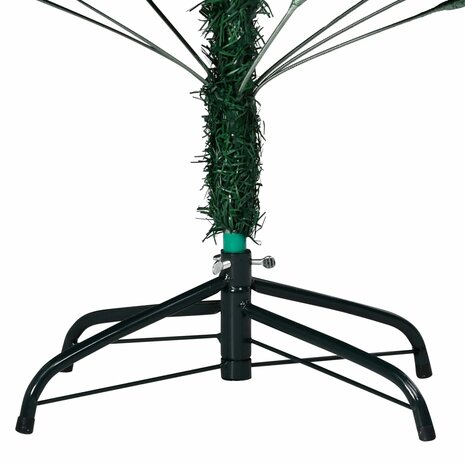 Kunstkerstboom met dikke takken 120 cm PVC groen