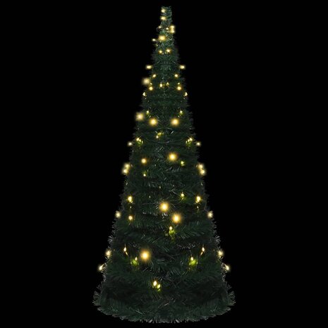 Kunstkerstboom - Kerstboom - Inclusief LED lampjes - pop-up  - 210 cm