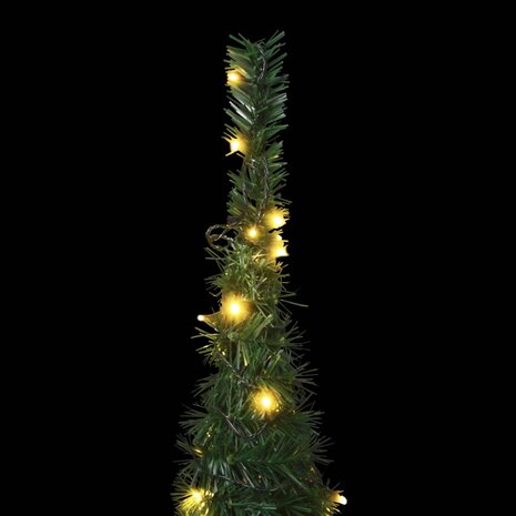 Kunstkerstboom - Kerstboom - Inclusief LED lampjes - pop-up  - 210 cm