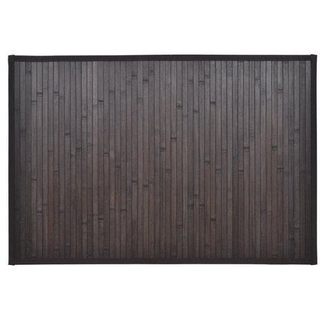 Badmat - bamboe - Douche - Wc - Badkamer - 60 x 90 cm - donkerbruin