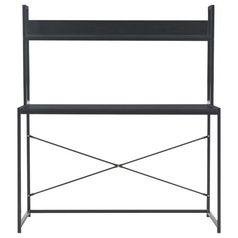 Bureau - Schrijftafel - Computerbureau - Bureautafel - Werktafel - Hobbytafel - 120 x 60 x 138 cm - Zwart