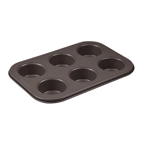 Bergner Muffinbakvorm - 2 stuks met 6 cupcakevormpjes - voor 12 Muffins - Lovers