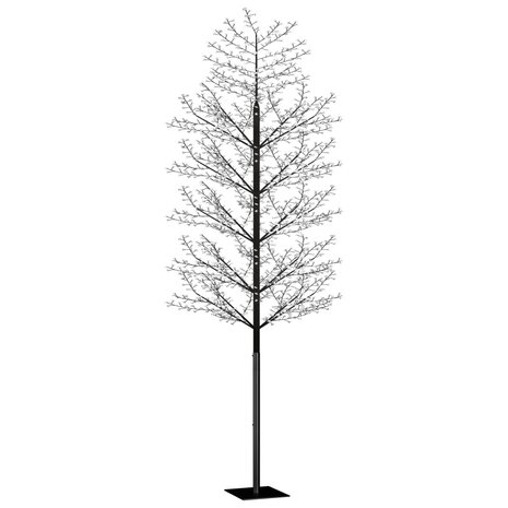 Kerstboom - Kunstkerstboom - Verlicht - 2000 LED's - Koud wit licht - kersenbloesem  - 500cm