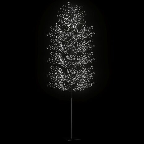 Kerstboom - Kunstkerstboom - Verlicht - 2000 LED's - Koud wit licht - kersenbloesem  - 500cm