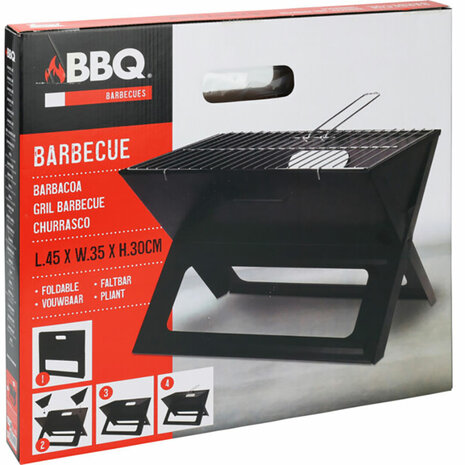 Opvouwbare Barbecue - inklapbaar - voor camping, strand  en park