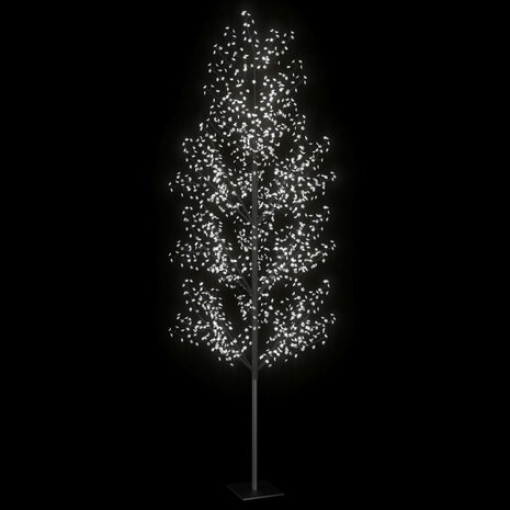 Kerstboom - Kunstkerstboom - Verlicht - 1200 LED's - Koud wit licht - kersenbloesem  - 400 cm