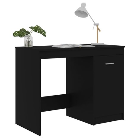 Bureau - Schrijftafel - Zwart - 100x50x76 cm