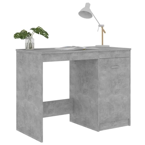 Bureau - Schrijftafel - Betongrijs -100x50x76 cm