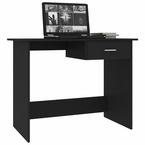 Bureau - Schrijftafel - Zwart - 100x50x76 cm